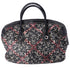 CHANEL Coco Travel Line Tote Bag Black White Red PVC Leather